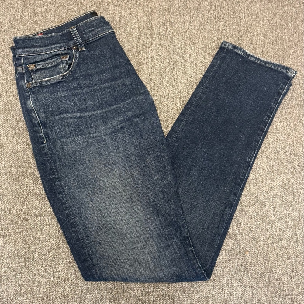 7 For All Mankind Men’s Dark Blue Denim Jeans
